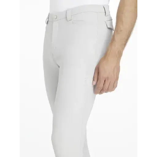 Lemieux Mens Sports Breeches Light Grey Light Grey 32" Breeches