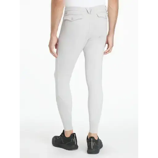 Lemieux Mens Sports Breeches Light Grey Light Grey 32" Breeches