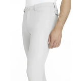 A pair of lemieux mens sports breeches light grey with tailored fit and subtle stitching details