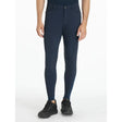 Navy lemieux mens sports breeches with textured thigh panels made for performance riding comfort