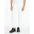 Lemieux mens sports white fitted riding pants with sleek design and subtle stitching details for mens sports breeches