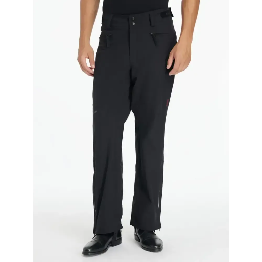 Lemieux Mens Stormwear Waterproof Trousers Black Black 32" Waterproof Legwear