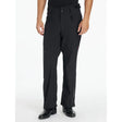 Lemieux mens stormwear waterproof trousers black with multiple pockets and subtle reflective stripes on the sides