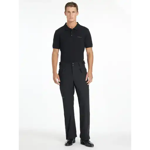 Lemieux Mens Stormwear Waterproof Trousers Black Black 32" Waterproof Legwear