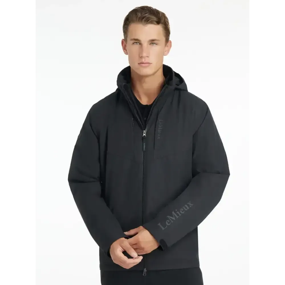 Lemieux Mens Waterproof Team Jacket Black Black X-Small Outdoor Jackets