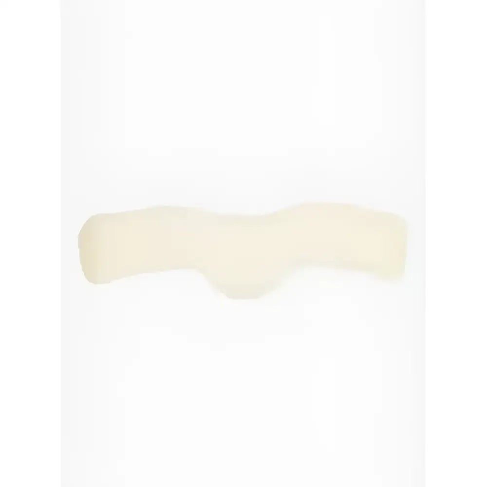 Cream-colored soft silicone dressage girth cover natural with smooth finish for anatomic dressage girth use