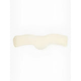 Cream-colored soft silicone dressage girth cover natural with smooth finish for anatomic dressage girth use
