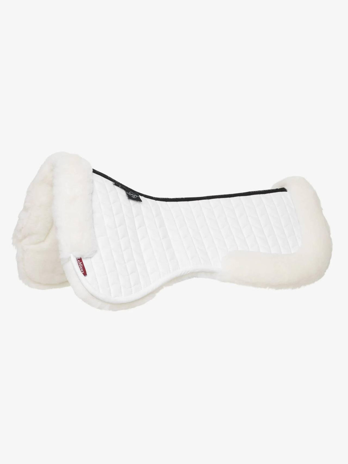 LeMieux Merino+ Dressage Half Pad White/White Medium White/White Half Pads