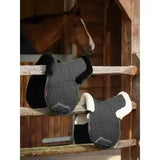 LeMieux Merino+ Half Lined GP Numnah Black/Natural Medium Black/Natural Numnahs