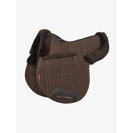 LeMieux Merino+ Half Lined GP Numnah Brown/Brown Medium Brown/Brown Numnahs