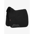 LeMieux Merino+ Half Lined Suede Dressage Square Black/Black Medium Black/Black Dressage Saddle Pads