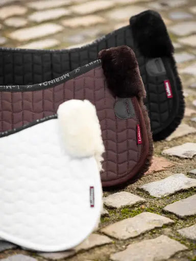 LeMieux Merino+ Half Pad Black/Black Small Black/Black Half Pads
