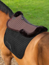 LeMieux Merino+ Half Pad Brown/Brown Small Brown/Brown Half Pads