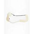 Lemieux merino+ half white sheepskin saddle pad with black zipper and natural australian merino material