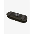 Black lemieux merino+ noseband guard with soft dense bristles and adjustable velcro straps for secure fit