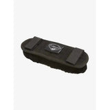 Black lemieux merino+ noseband guard with soft dense bristles and adjustable velcro straps for secure fit