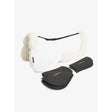 LeMieux Merino+ ProSorb 2 Pocket Half Pad White/White Medium White/White Corrective Saddle Pads