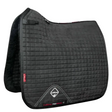 LeMieux Merino+ Sensitive Skin Dressage Square Black Black Large Saddle Pads & Numnahs Barnstaple Equestrian Supplies