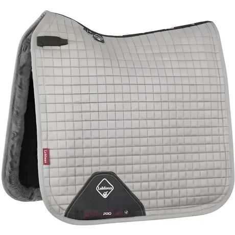 LeMieux Merino+ Sensitive Skin Dressage Square Grey Grey Large Dressage Saddle Pads