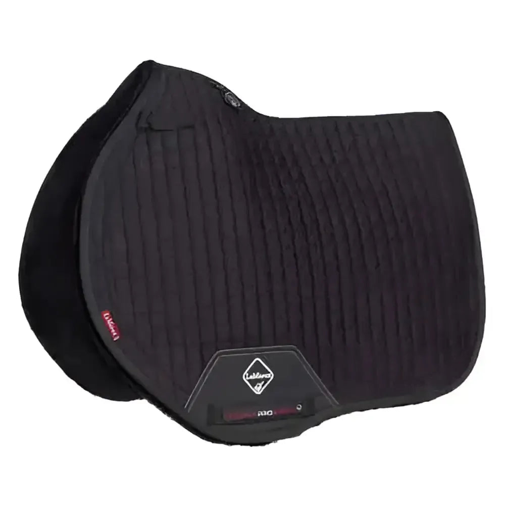 LeMieux Merino+ Sensitive Skin EuroJump Square Black Black Large Saddle Pads