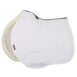 LeMieux Merino+ Sensitive Skin EuroJump Square White White Large Saddle Pads & Numnahs Barnstaple Equestrian Supplies