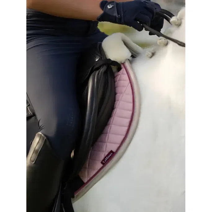 Lemieux Merino+ Suede Close Contact Square Blossom Blossom Small/Medium Saddle Pads