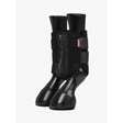 Black laufers lemieux mesh brushing boot black with adjustable straps and padded design for protection