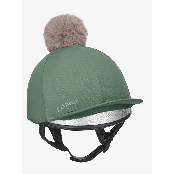 Lemieux Mesh Hat Silk Thyme One Size Hat Silks Barnstaple Equestrian Supplies