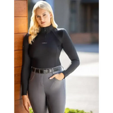 LeMieux Mia Mesh Long Sleeve Base Layer Black UK 8 Black Base Layers