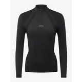 LeMieux Mia Mesh Long Sleeve Base Layer Black UK 8 Black Base Layers