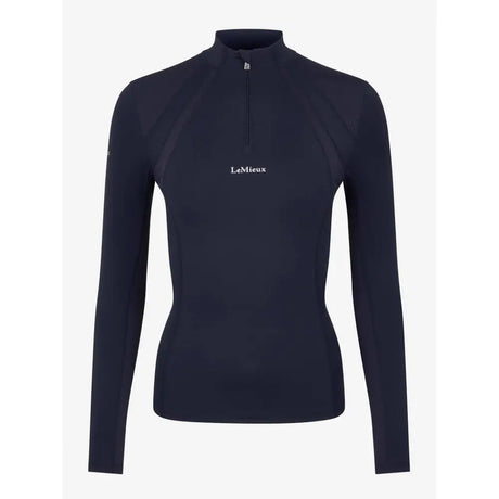 Lemieux Mia Mesh Long Sleeve Base Layer Navy 6 Base Layers Barnstaple Equestrian Supplies