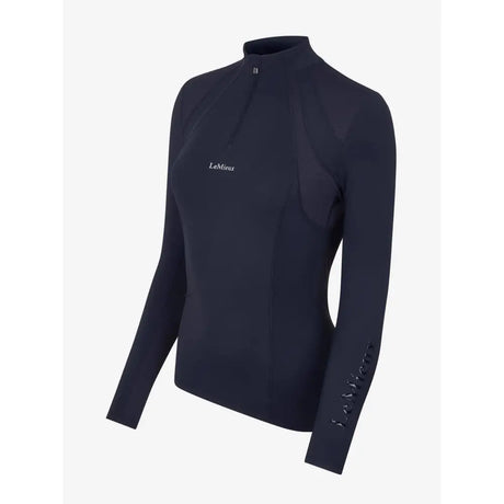 Lemieux Mia Mesh Long Sleeve Base Layer Navy 6 Base Layers Barnstaple Equestrian Supplies