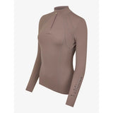 Lemieux Mia Mesh Long Sleeve Base Layer Walnut 6 Base Layers Barnstaple Equestrian Supplies