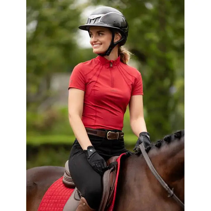 LeMieux Mia Mesh Short Sleeve Base Layer Chilli - Base Layers