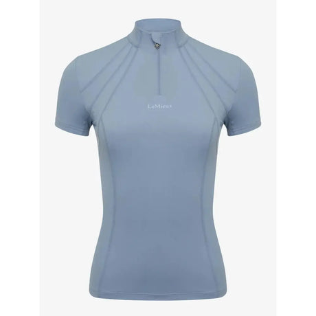 LeMieux Mia Mesh Short Sleeve Base Layer Denim 10 Denim Base Layers