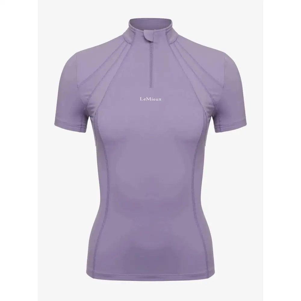 LeMieux Mia Mesh Short Sleeve Base Layer Iris 12 Iris Base Layers Barnstaple Equestrian Supplies