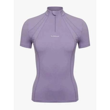 LeMieux Mia Mesh Short Sleeve Base Layer Iris 12 Iris Base Layers Barnstaple Equestrian Supplies