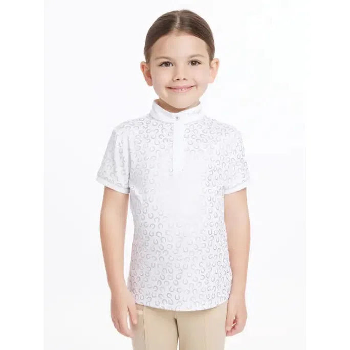 Lemieux Mini Bella Show Shirt White/Horseshoes White/Horseshoes 3-4 years Show Shirts