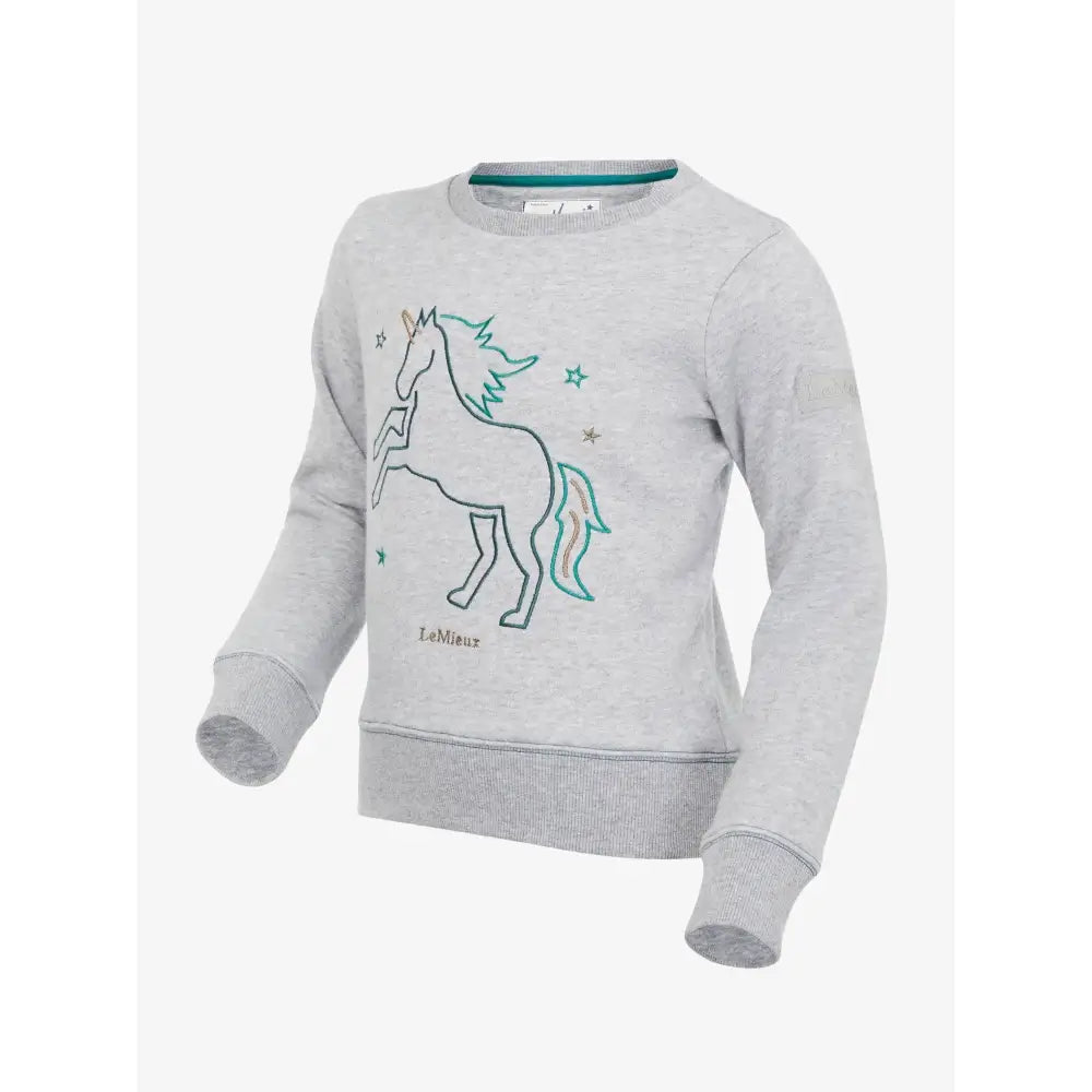 LeMieux Mini Camilla Crew Grey Grey 3-4 Years Coats & Jackets Barnstaple Equestrian Supplies