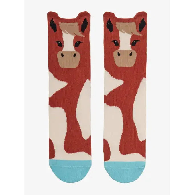 Lemieux Mini Character Socks 2 pack Flash Flash Socks UK Child Shoe 13-3 Riding Socks