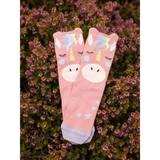 LeMieux Mini Character Socks 2 Pack Unicorn UK Child Shoe 6-8 Unicorn Sock Riding Socks