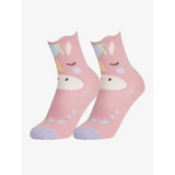 LeMieux Mini Character Socks 2 Pack Unicorn UK Child Shoe 6-8 Unicorn Sock Riding Socks