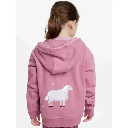 Lemieux Mini Charlie Zip Through Peony Peony 3-4 years Hoodies