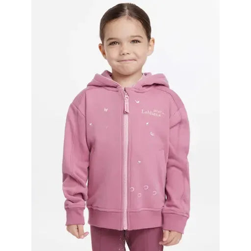 Lemieux Mini Charlie Zip Through Peony Peony 3-4 years Hoodies
