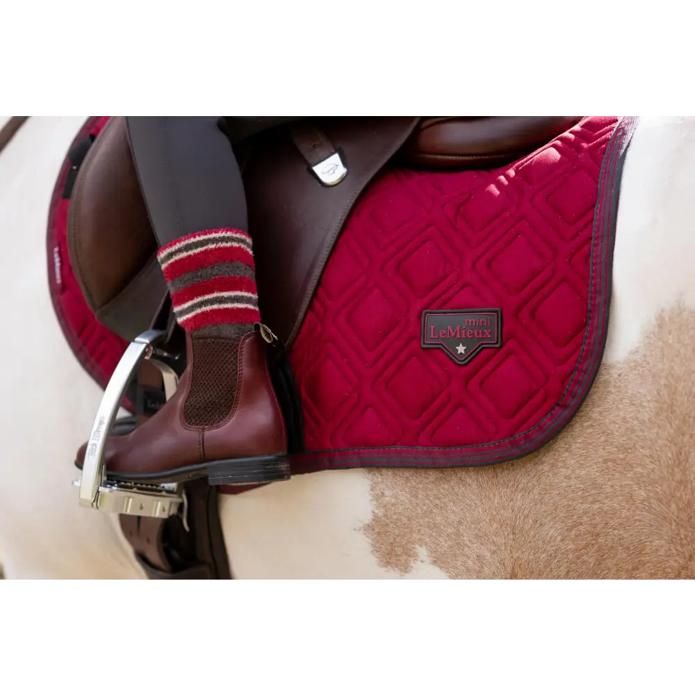 Lemieux Mini Close Contact Square Ember - Ember - Saddle Pads & Numnahs