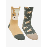 Lemieux Mini Cotton Character Socks Haflinger 2 Pack Rosemary Rosemary UK Child Shoe 6-8 SOCKS