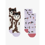 Lemieux Mini Cotton Character Socks Paint Pony 2 Pack Lilac Lilac UK Child Shoe 6-8 SOCKS