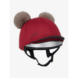 Lemieux Mini Double Pom Hat Silk Ember Ember Hat Silks