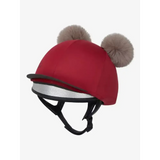 Lemieux Mini Double Pom Hat Silk Ember Ember Hat Silks
