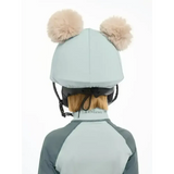 Lemieux Mini Double Pom Hat Silk Glacier Glacier Hat Silks